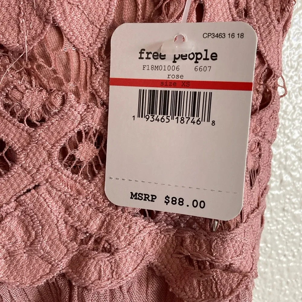 Free People Adella Slip Dress in Rose (Size XS) - Picture 6 of 11